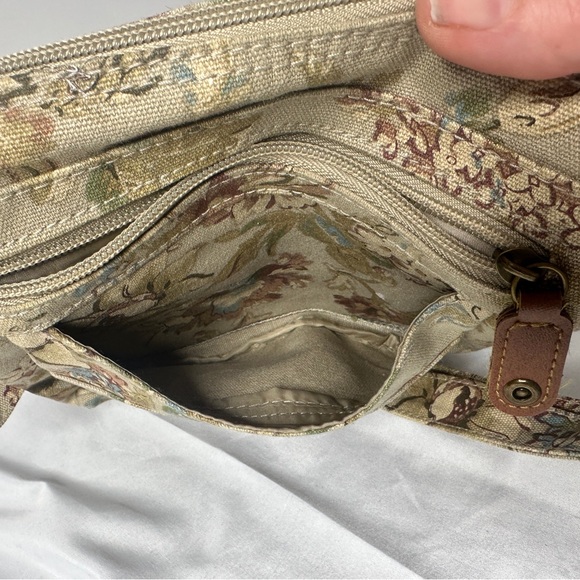 Vintage Floral Tapestry Crossbody Bag Boho Cottagecore - Picture 5 of 7